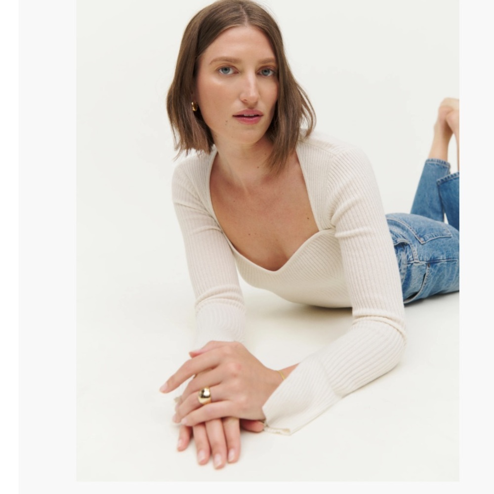 NEW! Reformation Glenna Cashmere Sweater